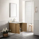 Laurent 30" Single Vanity, Light Natural Oak w/ 3 CM Lime Delight Top