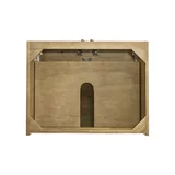 Laurent 30" Single Vanity, Light Natural Oak w/ 3 CM Parisien Bleu Top