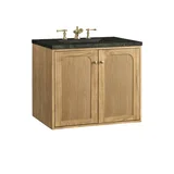 Laurent 30" Single Vanity, Light Natural Oak, w/ 3 CM Phantome Eclos Top