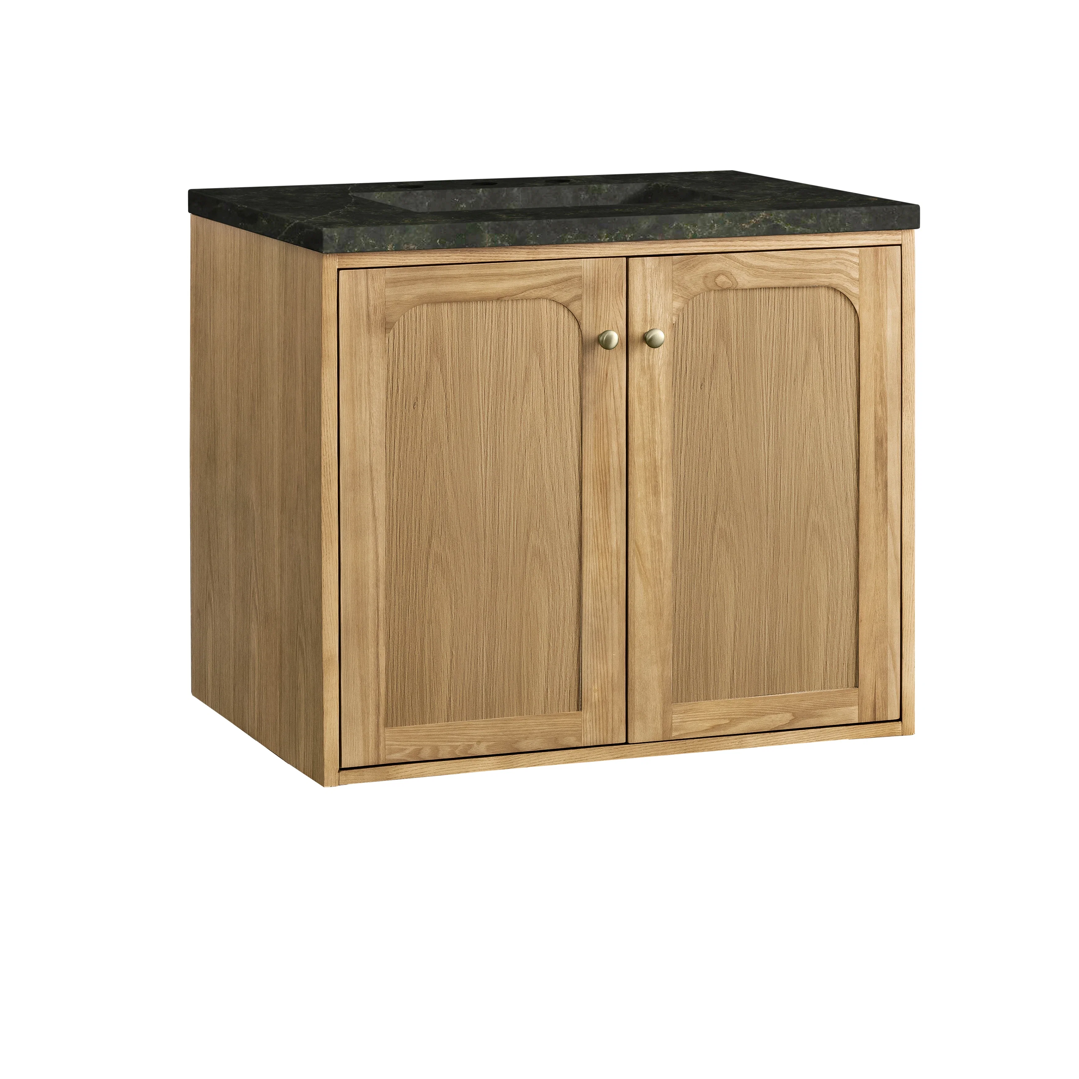 Laurent 30" Single Vanity, Light Natural Oak, w/ 3 CM Phantome Eclos Top