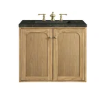 Laurent 30" Single Vanity, Light Natural Oak, w/ 3 CM Phantome Eclos Top