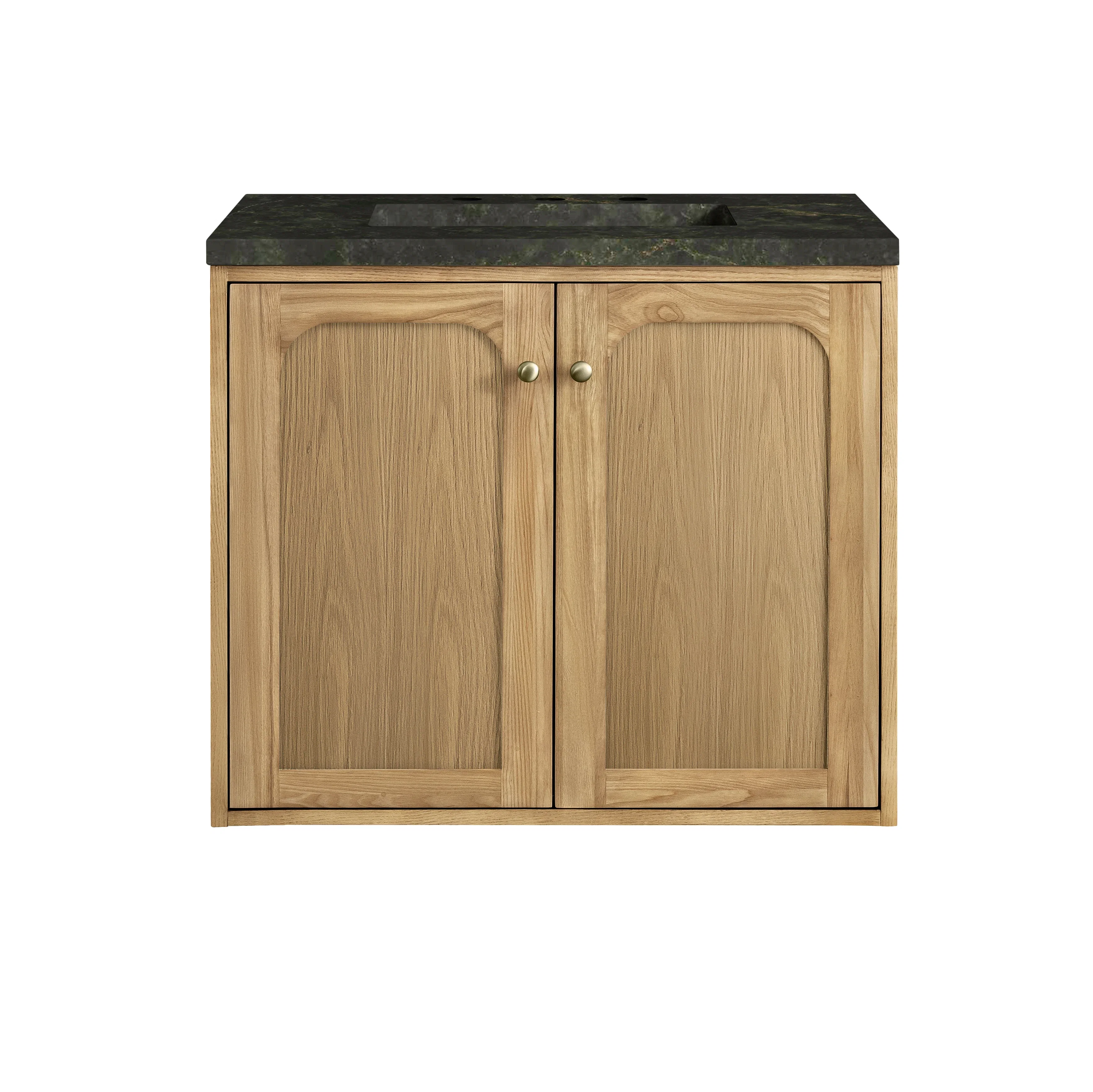 Laurent 30" Single Vanity, Light Natural Oak, w/ 3 CM Phantome Eclos Top