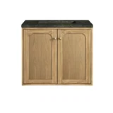 Laurent 30" Single Vanity, Light Natural Oak, w/ 3 CM Phantome Eclos Top
