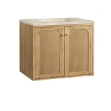 Laurent 30" Single Vanity, Light Natural Oak, w/ 3 CM Tajnar Eclos Top