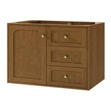 Laurent 36" Single Vanity, Honey Oak w/ 3 CM Lime Delight Silestone Top