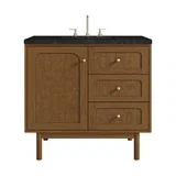 Laurent 36" Single Vanity, Honey Oak w/ 3 CM Phantome Eclos Top
