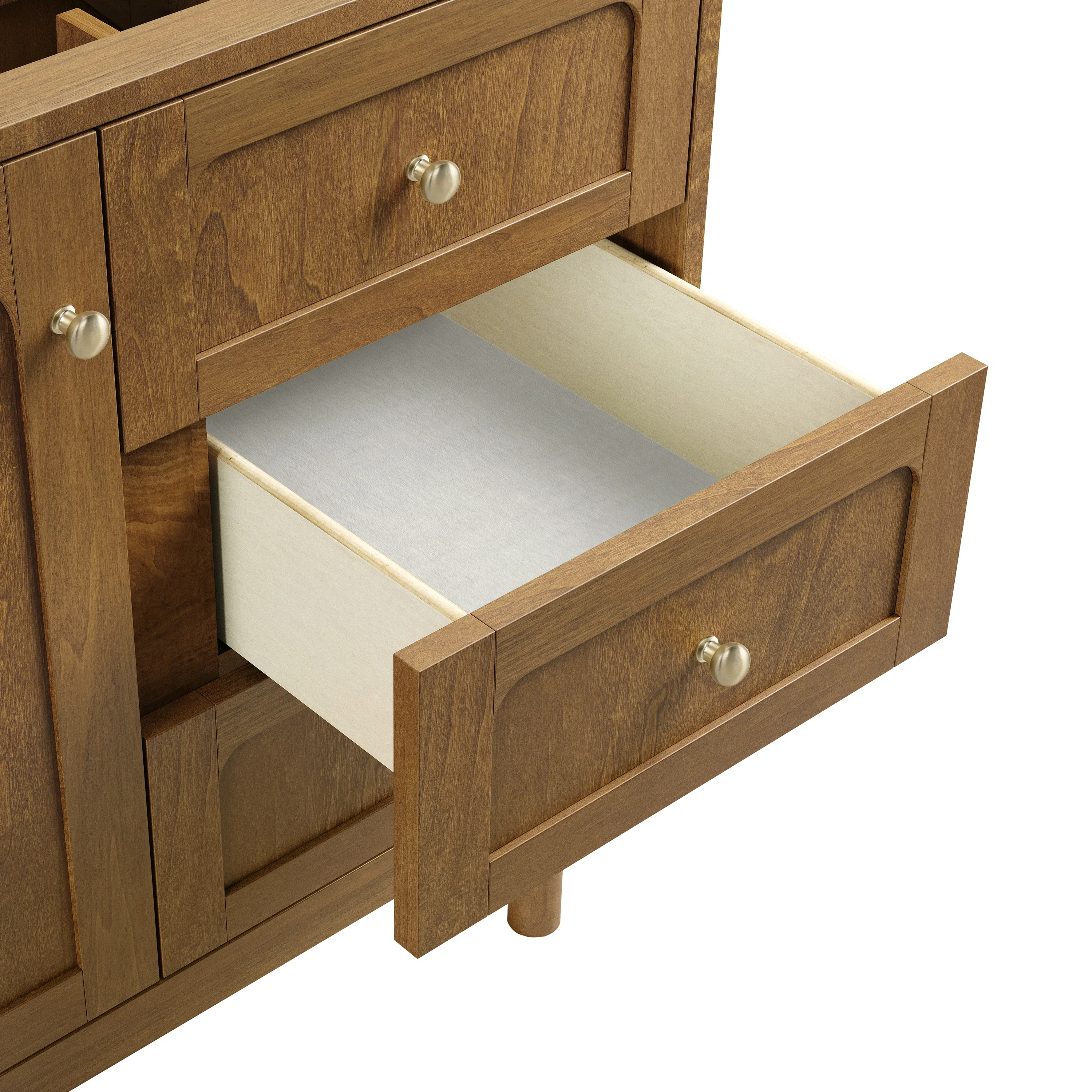 Laurent 36" Single Vanity, Honey Oak w/ 3 CM White Zeus Silestone Top