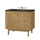 Laurent 36" Single Vanity, Light Natural Oak, w/ 3 CM Phantome Eclos Top