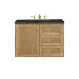 Laurent 36" Single Vanity, Light Natural Oak, w/ 3 CM Phantome Eclos Top