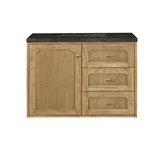 Laurent 36" Single Vanity, Light Natural Oak, w/ 3 CM Phantome Eclos Top