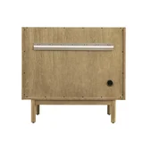 Laurent 36" Single Vanity, Light Natural Oak, w/ 3 CM Siberian Silestone Top