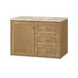 Laurent 36" Single Vanity, Light Natural Oak, w/ 3 CM Tajnar Eclos Top