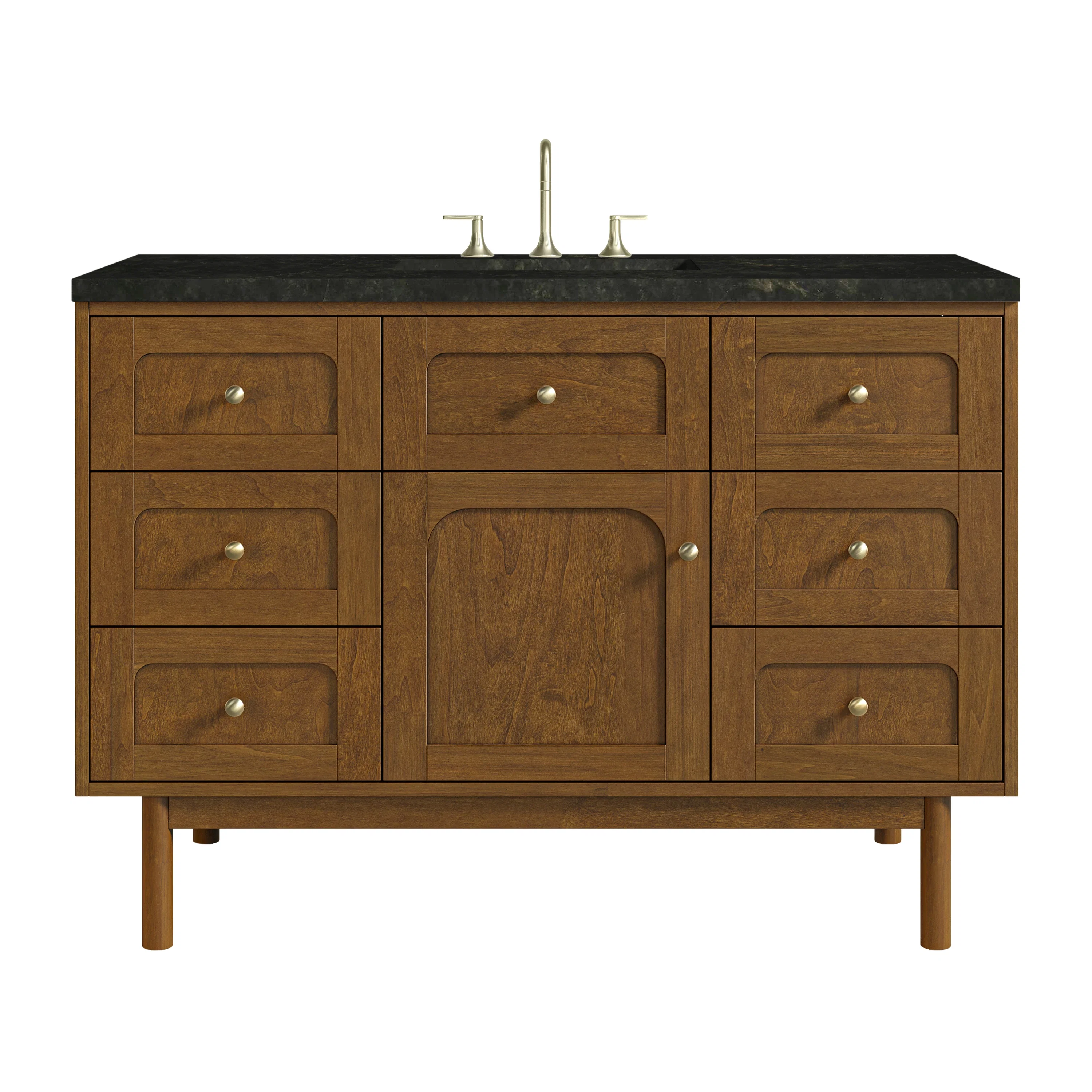 Laurent 48" Single Vanity, Honey Oak w/ 3 CM Phantome Eclos Top