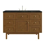 Laurent 48" Single Vanity, Honey Oak w/ 3 CM Phantome Eclos Top