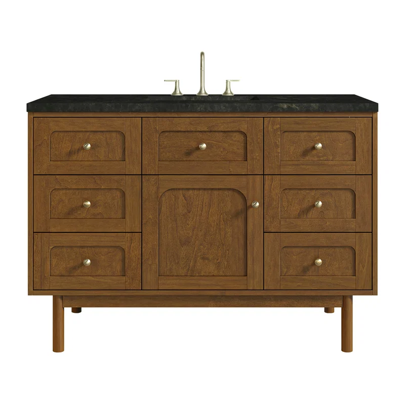 Laurent 48" Single Vanity, Honey Oak w/ 3 CM Phantome Eclos Top