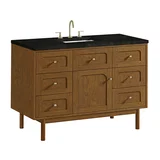 Laurent 48" Single Vanity, Honey Oak w/ 3 CM Phantome Eclos Top