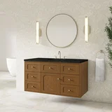 Laurent 48" Single Vanity, Honey Oak w/ 3 CM Phantome Eclos Top