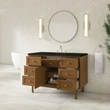Laurent 48" Single Vanity, Honey Oak w/ 3 CM Phantome Eclos Top