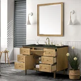 Laurent 48" Single Vanity, Light Natural Oak, w/ 3 CM Phantome Eclos Top