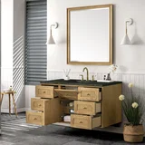 Laurent 48" Single Vanity, Light Natural Oak, w/ 3 CM Phantome Eclos Top
