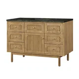 Laurent 48" Single Vanity, Light Natural Oak, w/ 3 CM Phantome Eclos Top