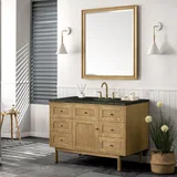 Laurent 48" Single Vanity, Light Natural Oak, w/ 3 CM Phantome Eclos Top