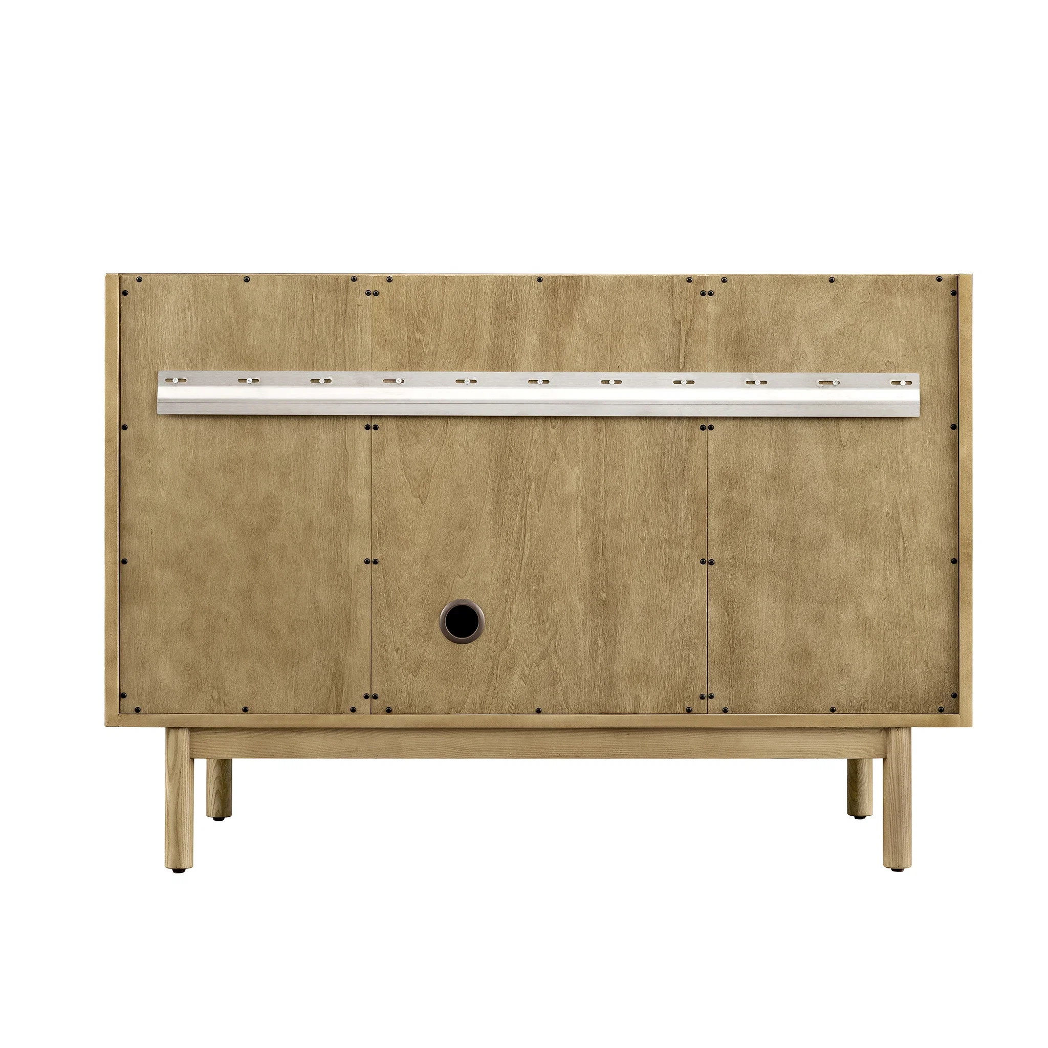 Laurent 48" Single Vanity, Light Natural Oak, w/ 3 CM Siberian Silestone Top