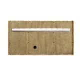 Laurent 48" Single Vanity, Light Natural Oak, w/ 3 CM Siberian Silestone Top