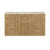 Laurent 48" Single Vanity, Light Natural Oak, w/ 3 CM Tajnar Eclos Top