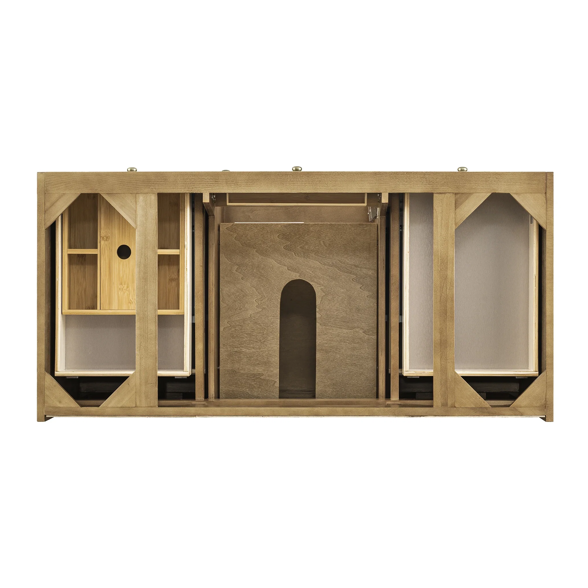 Laurent 48" Single Vanity Cabinet, Light Natural Oak