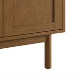 Laurent 60" Double Vanity, Honey Oak w/ 3 CM Carrara Marble Top