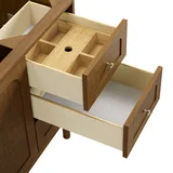 Laurent 60" Single Vanity Cabinet, Honey Oak