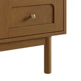 Laurent 60" Single Vanity Cabinet, Honey Oak