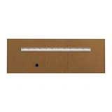 Laurent 72" Double Vanity, Honey Oak w/ 3 CM Parisien Bleu Silestone Top