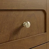 Laurent 72" Double Vanity, Honey Oak w/ 3 CM Parisien Bleu Silestone Top