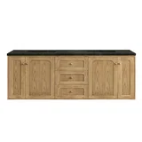 Laurent 72" Double Vanity, Light Natural Oak, w/ 3 CM Phantome Eclos Top