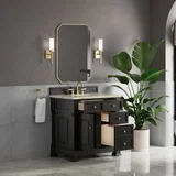 Brookfield 36" Single Vanity, Black Onyx, w/ 3 CM Tajnar Eclos Top
