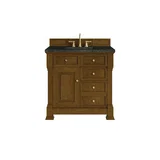 Brookfield 36" Single Vanity, Honey Oak, w/ 3 CM Phantome Eclos Top