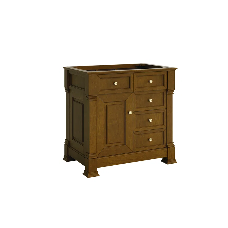 Brookfield 36" Single Vanity, Honey Oak