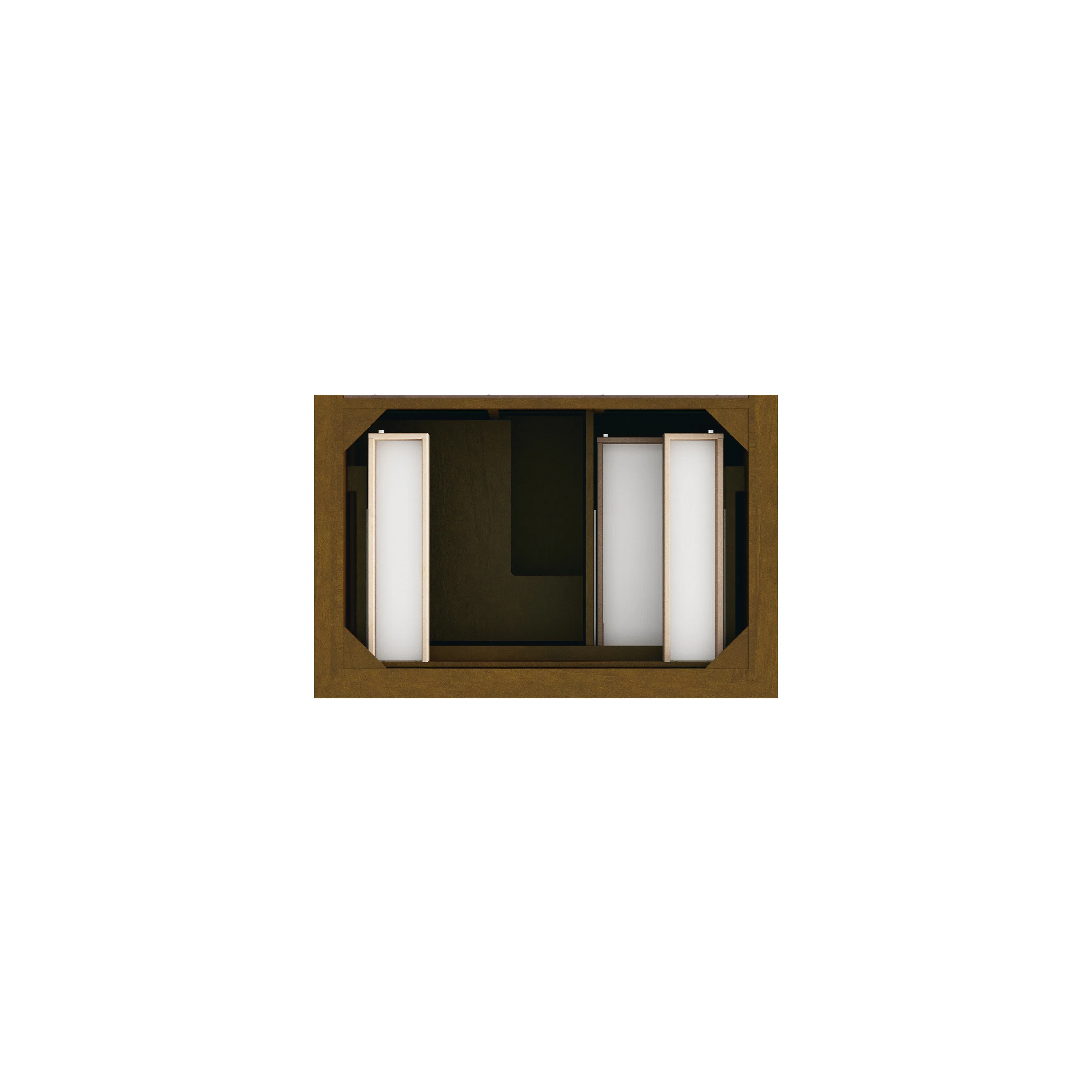 Brookfield 36" Single Vanity, Honey Oak