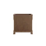 Brookfield 36" Single Vanity, Pecan w/3 CM Eternal Jasmine Pearl Silestone Top
