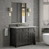 Brookfield 48" Single Vanity, Black Onyx w/ 3 CM Lime Delight Silestone Top