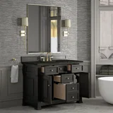Brookfield 48" Single Vanity, Black Onyx, w/ 3 CM Phantome Eclos Top