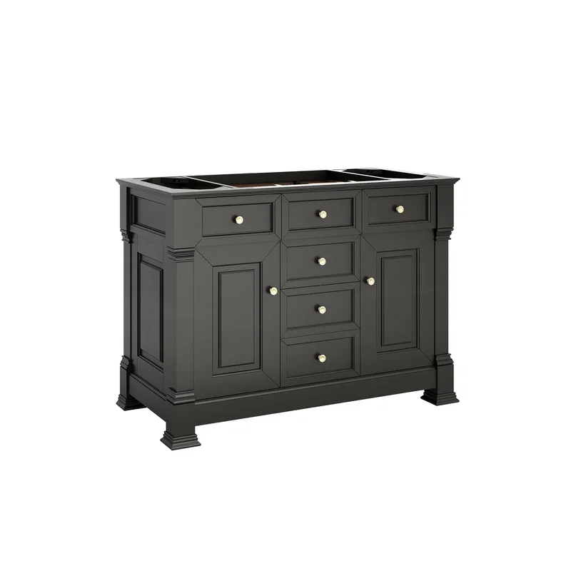 Brookfield 48" Single Vanity, Black Onyx