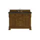 Brookfield 48" Single Vanity, Honey Oak, w/ 3 CM Phantome Eclos Top
