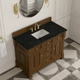 Brookfield 48" Single Vanity, Honey Oak, w/ 3 CM Phantome Eclos Top