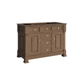 Brookfield 48" Single Vanity, Pecan, w/ 3 CM Phantome Eclos Top