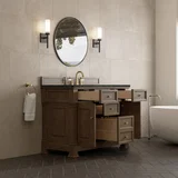 Brookfield 48" Single Vanity, Pecan, w/ 3 CM Phantome Eclos Top
