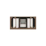 Brookfield 48" Single Vanity, Pecan, w/ 3 CM Phantome Eclos Top