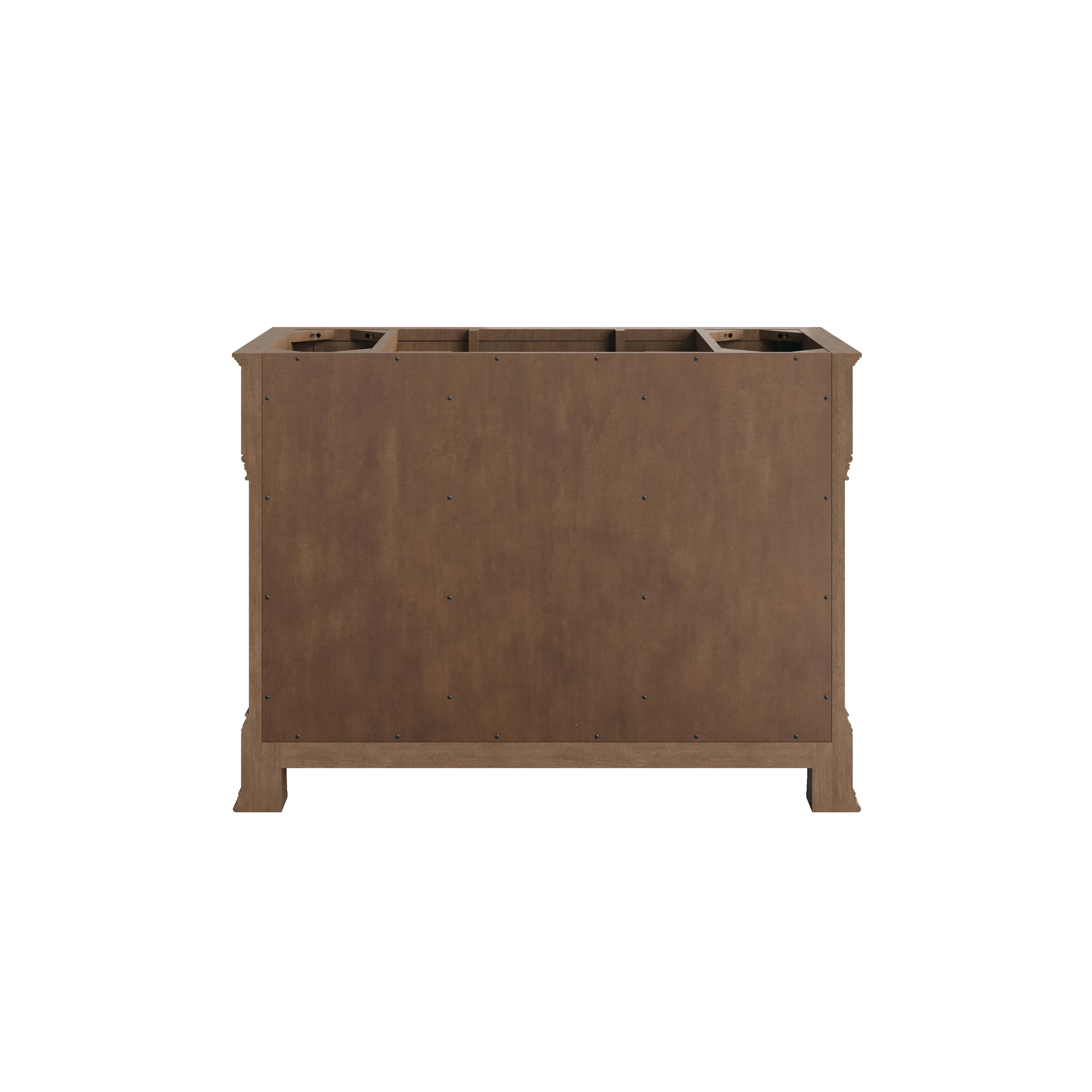 Brookfield 48" Single Vanity, Pecan w/ 3 CM Parisien Bleu Silestone Top w/ FreePower Wireless Charger
